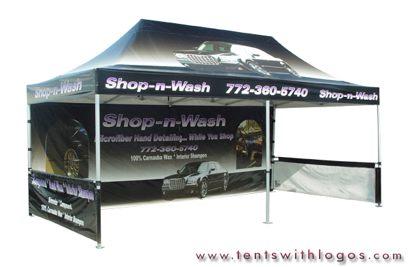 10 x 20 Pop Up Tent - Shop-n-Wash